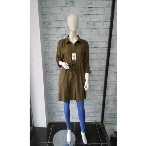 AKO Jeans | Brand AKO | Tunik/Dress DK Oliv | Kode - 13-0086