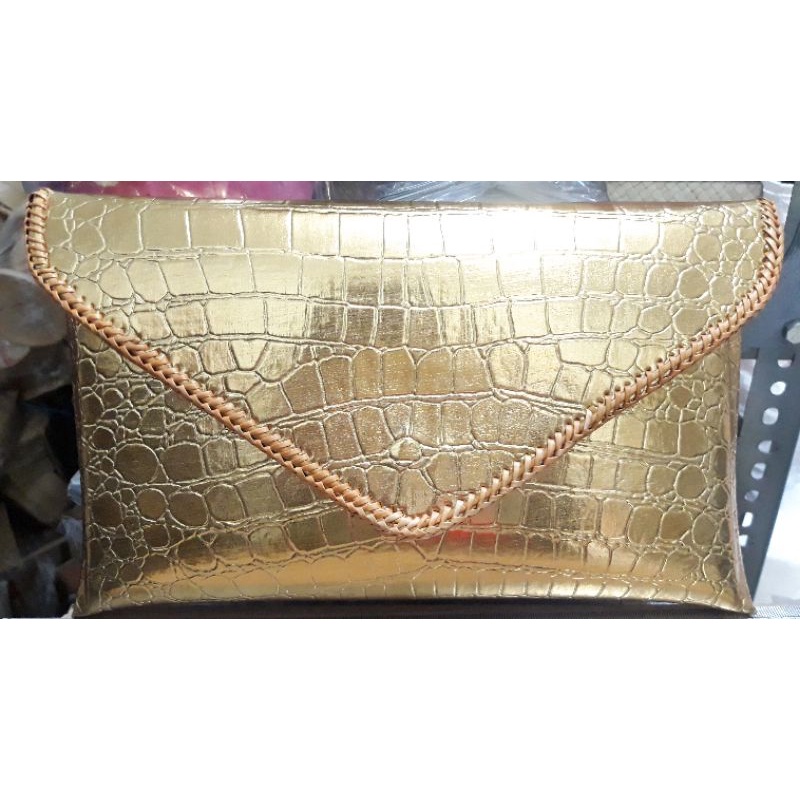 DakonTasik - Clutch Croco Dompet Pesta Amplop