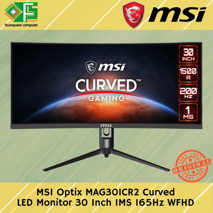 Jual Msi Optix Mag Cr Led Gaming Inch Curved Va Panel Hz Ms