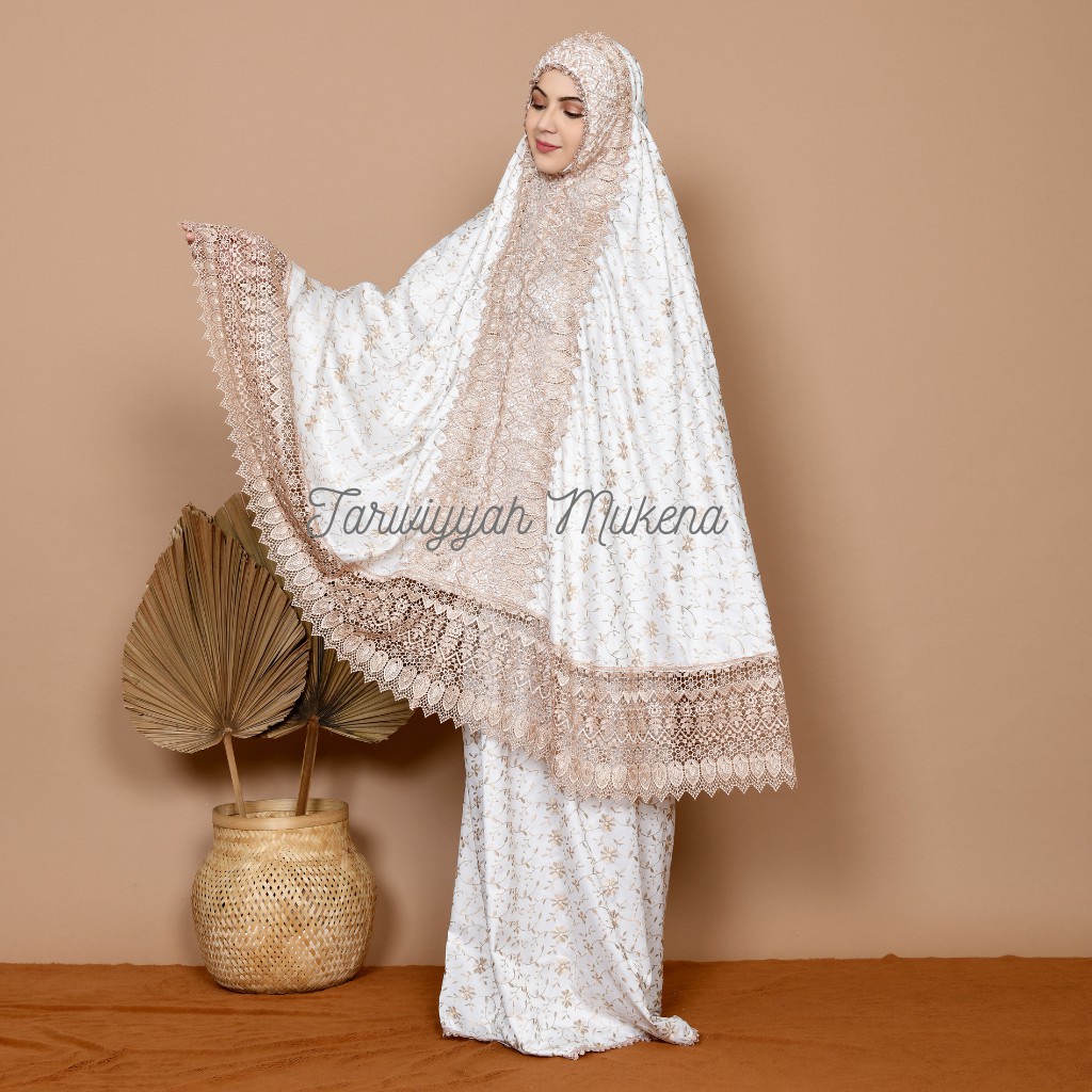 MUKENA DEWASA/MUKENA SUTRA MILO MEWAH/BORDIR MEWAH