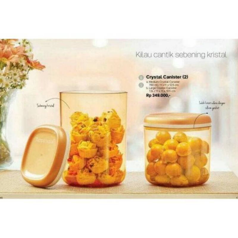 Cristal Canister Tupperware