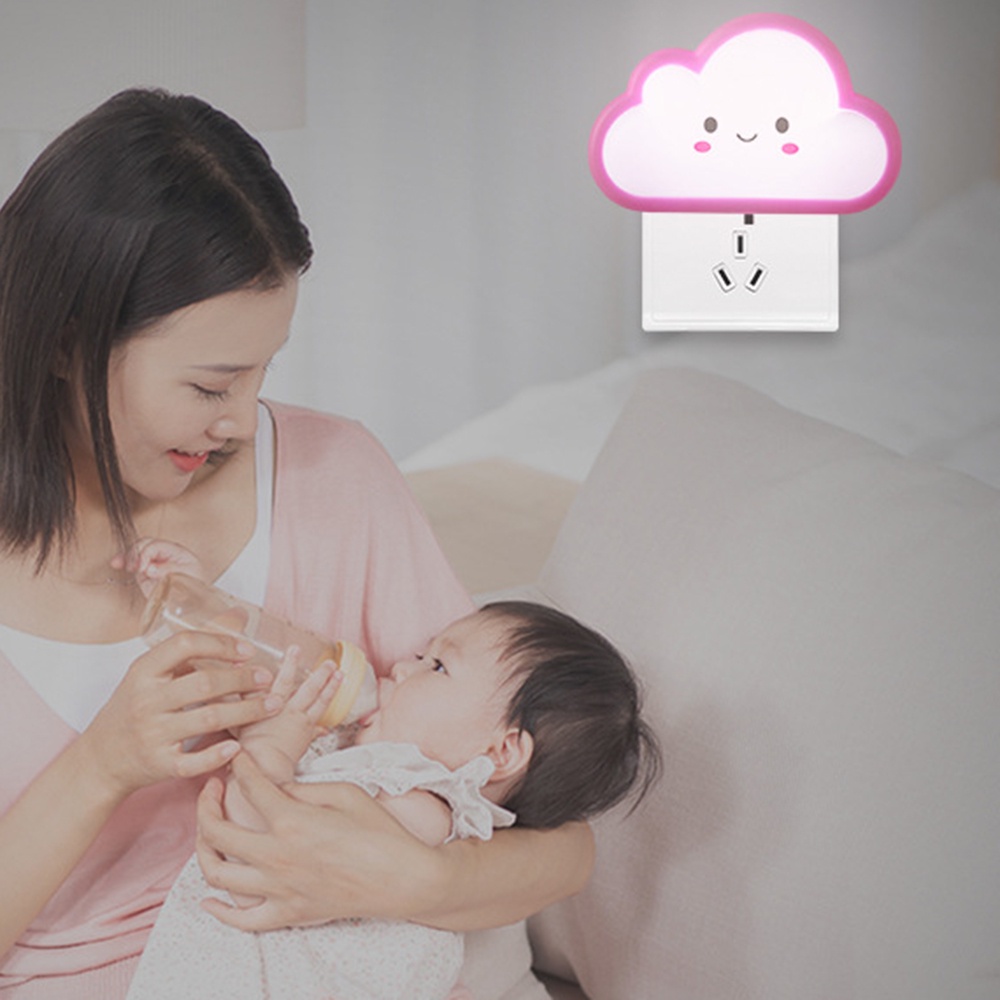(Cod Tangding) Lampu Malam Led Bentuk Awan Hemat Energi Untuk Kamar Bayi
