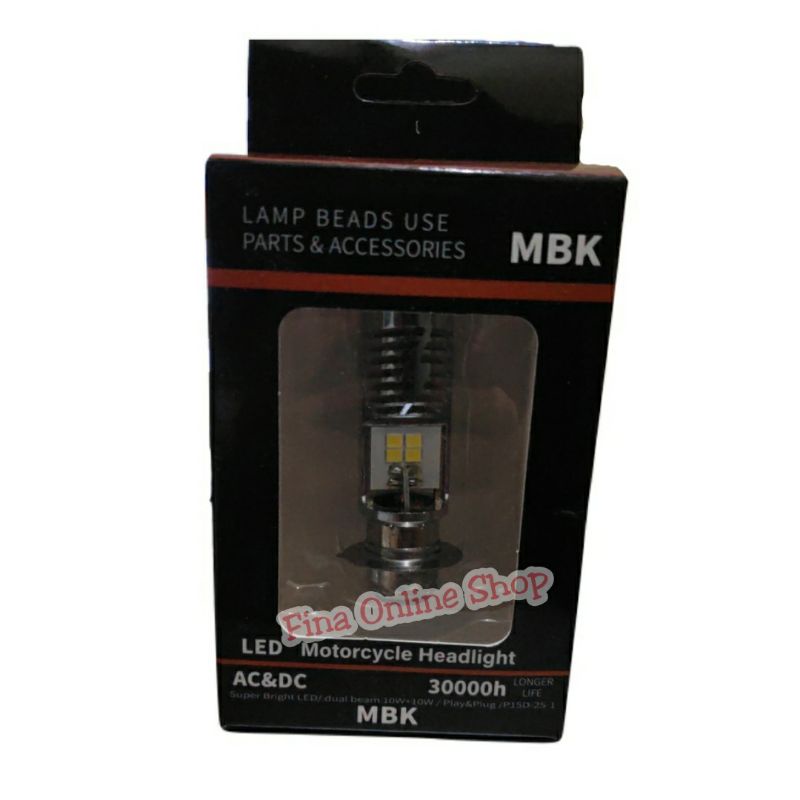 Bohlam Lampu LED Kaki 1 Osram T19 / CRun / Moto Led / Moscow / HS1 / MBK-MBK