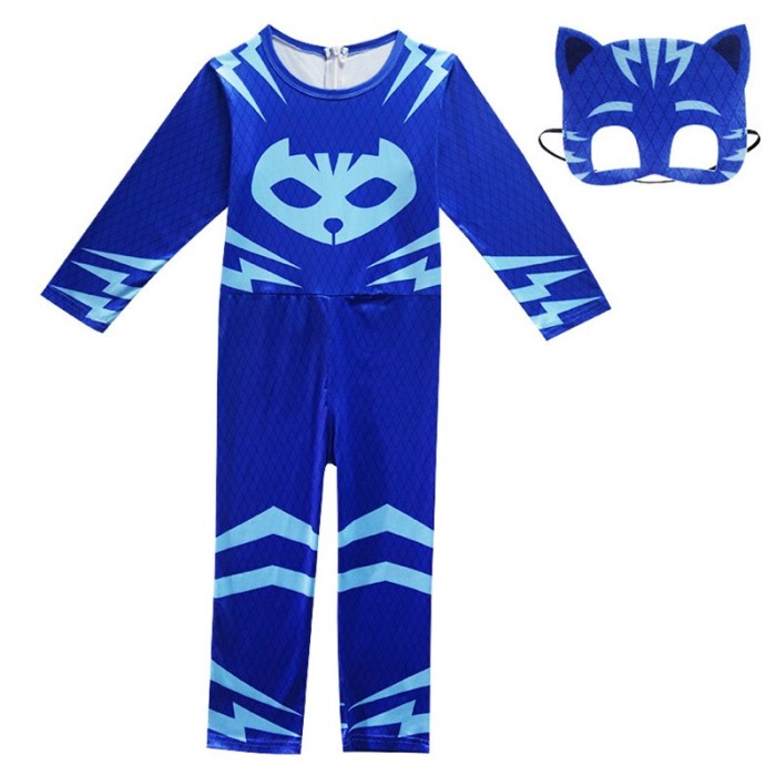 Kostum PJ Masks Anak Baju Import Karakter Laki Laki Perempuan Ultah