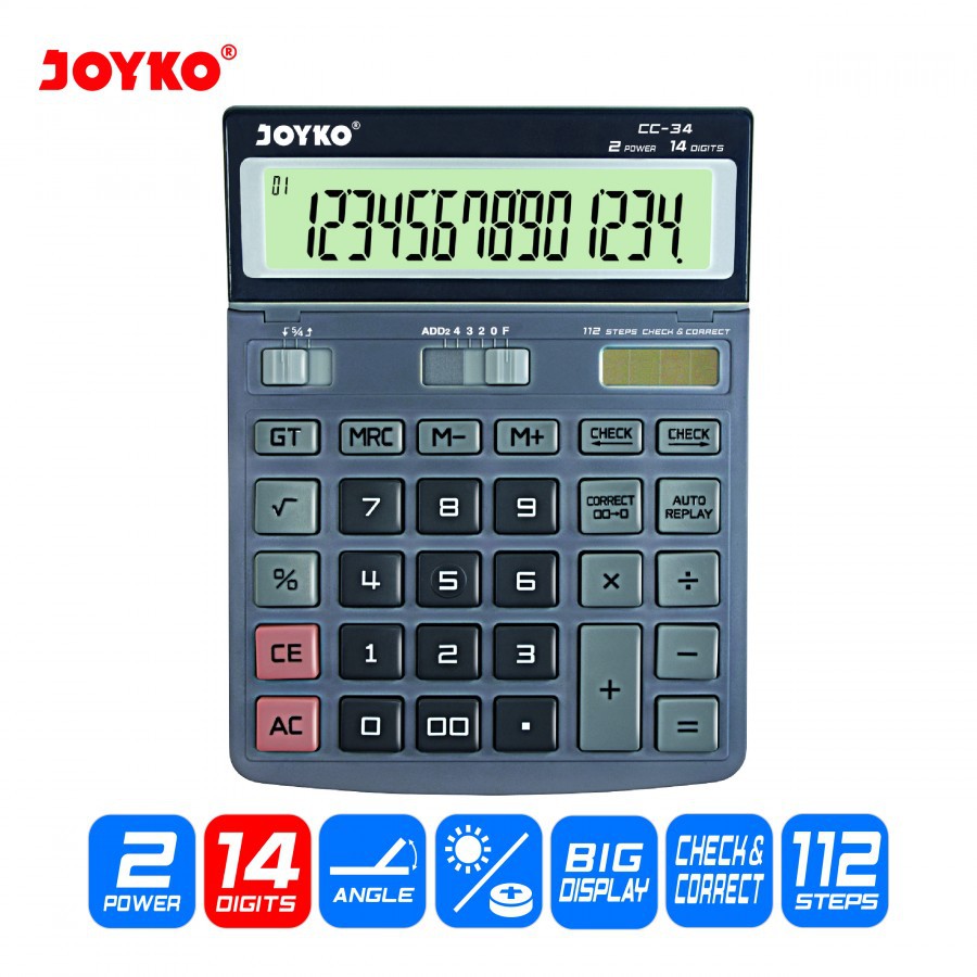 

Joyko Calculator / Kalkulator CC-34