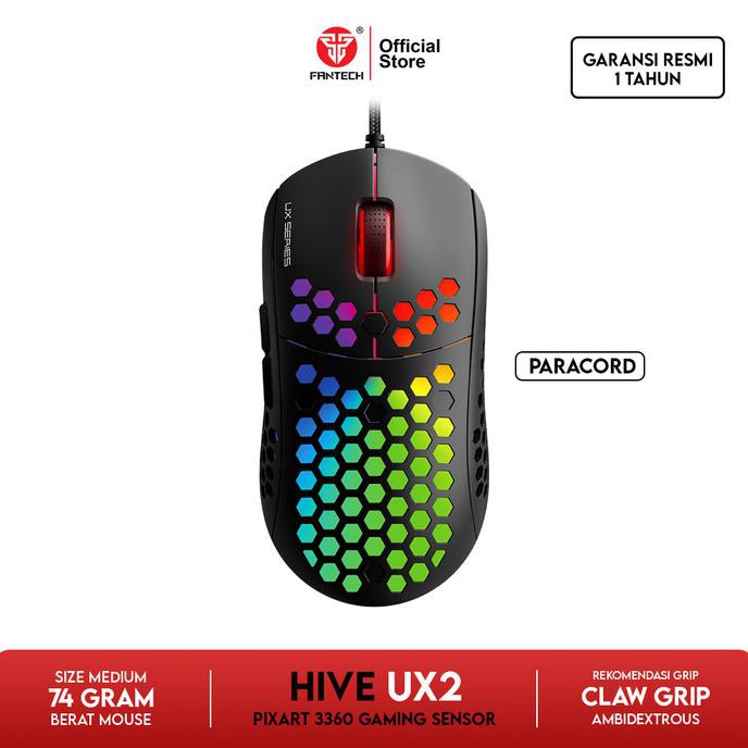 Fantech HIVE UX2 Pixart 3360 Mouse Gaming