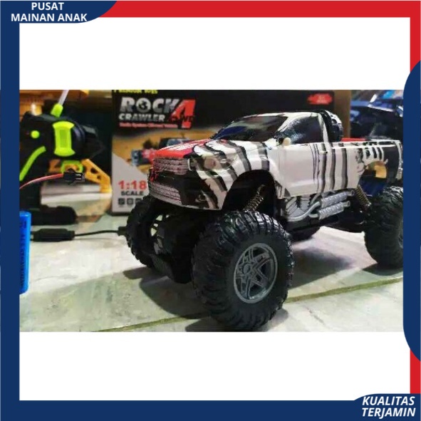 RC Remote Control Mobil Rock Crawler Pick-Up Off Road Mainan Anak Mobilan Remot Kontrol