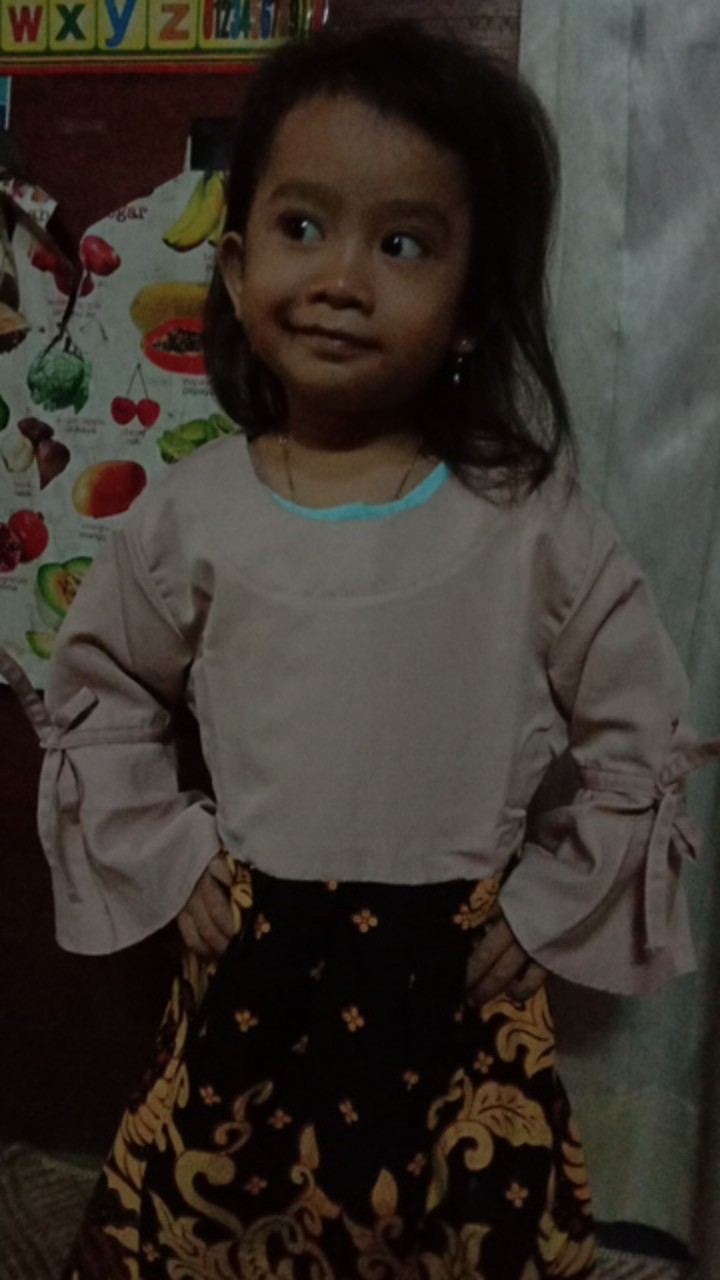 Batik Couple Keluarga • Batik Couple Keluarga Sania Ruffle Ori Ndoro Jowi