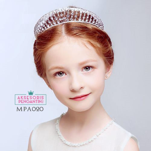 Mahkota Rambut Pesta Anak Modern l Crown Tiara Anak Putri- MPA020