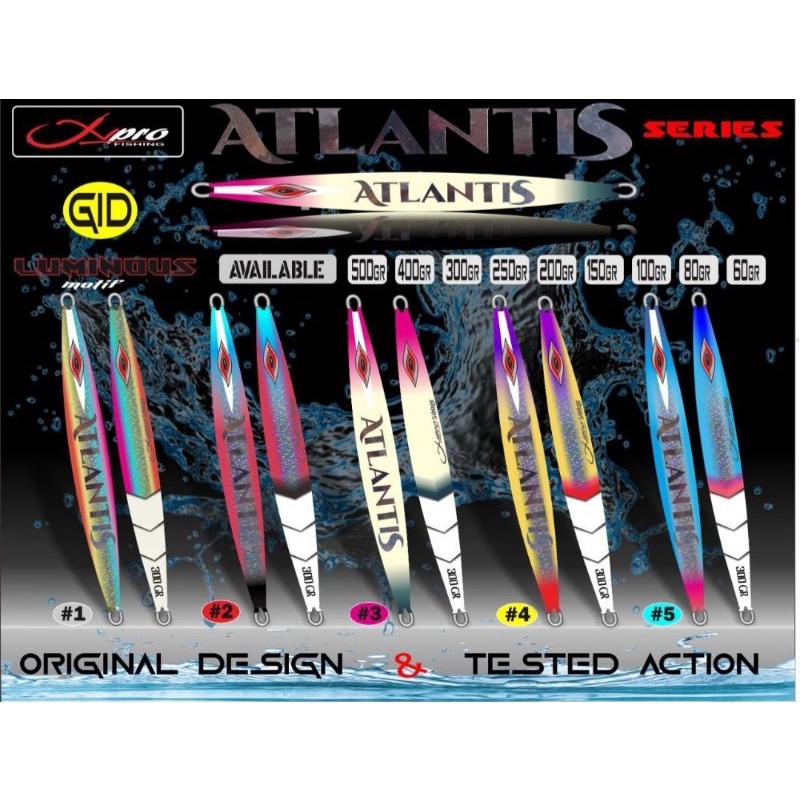 METAL JIG XPRO ATLANTIS 400GR