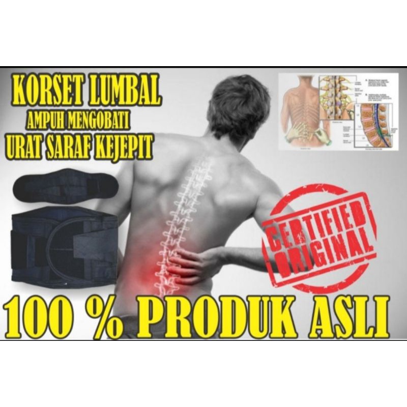 Korset Lumbal Lumbar Syaraf Kejepit Pinggang Pinggung