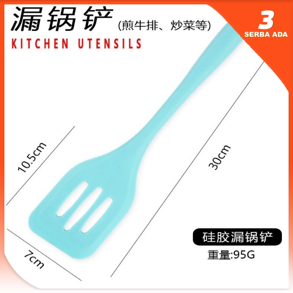 Spatula Silikon tahan panas / Sutil Silikon Anti Lengket / Spatula Penggorengan / Spatula Masak