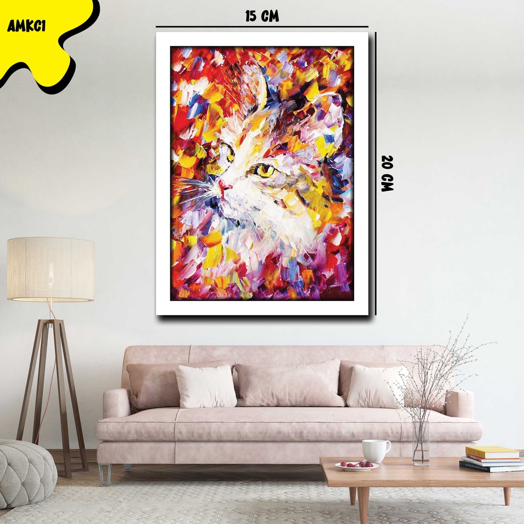 Pajangan Hiasan Dinding Lukisan Abstrak Dekorasi Rumah Wall Decor  Poster Aesthetic