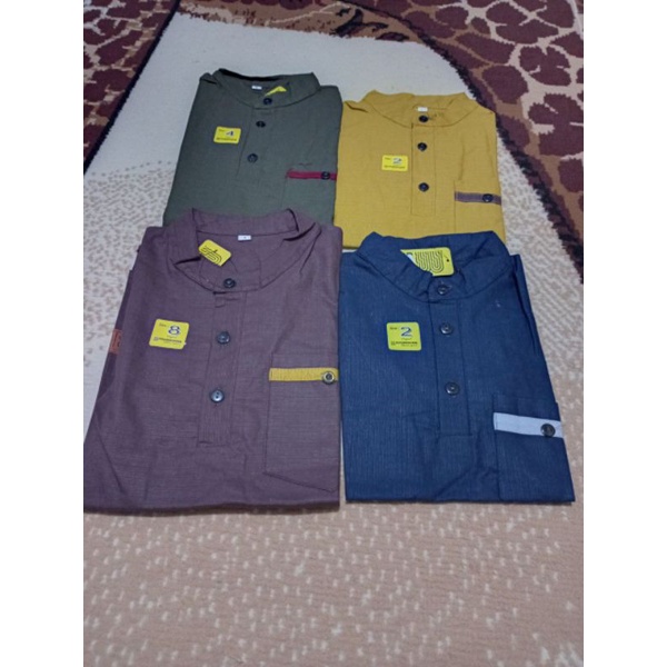 Baju Koko Anak Laki Laki merk BoomBooBee Bahan Katun Sigaret