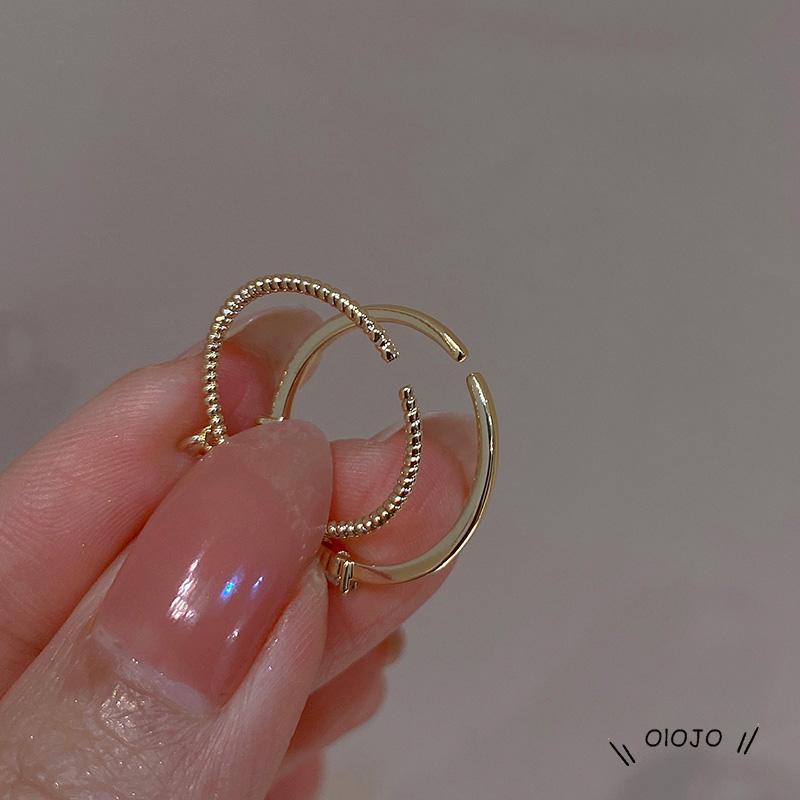 【COD】Cincin Jari Telunjuk Desain Hati Kecil Mewah Ringan Untuk Wanita