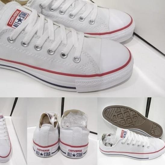 Terbaik SepatuConverse_allstar pendek putih+bok converse