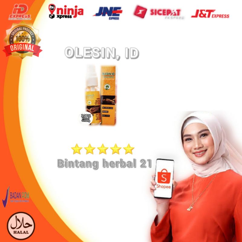 OLESIN ID MINYAK GINGSENG OLESIN ID BPOM ORIGINAL OBAT BENJOLAN KELENJAR GETAH BENING ASLI