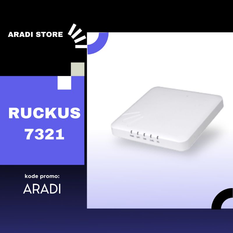 Ruckus 7321 2.4/5Ghz Access Point (Dengan Poe Original Ubiquity) Best Seller