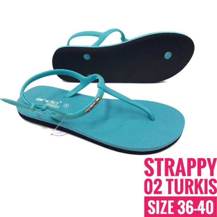 [KODE PRODUK DCYZ84287] Ando Strappy 02 Sendal Wanita Ukuran 36-40