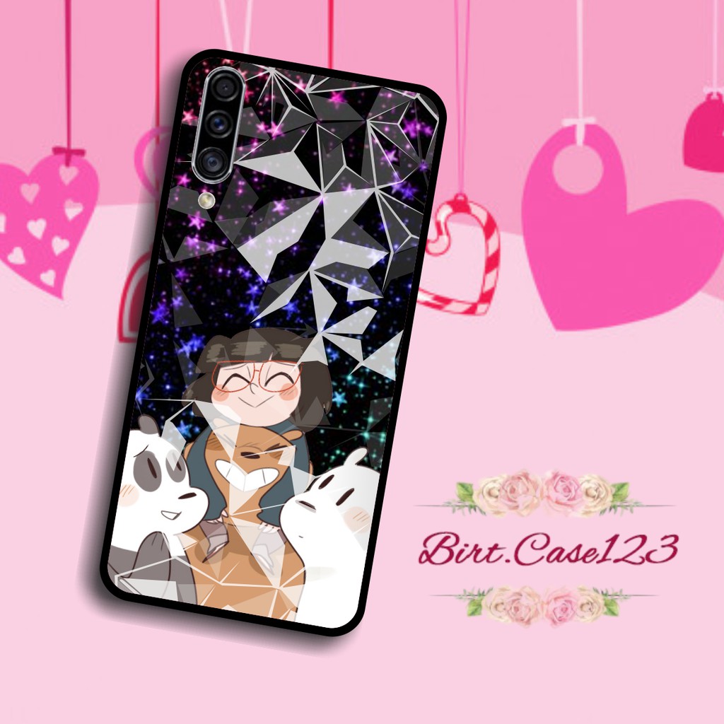 softcase diamond gambar WE BARE BEARS Oppo A3s A1k A5 A9 2020 A7 F9 A5s A31 A52 A92 A37 A53 BC686