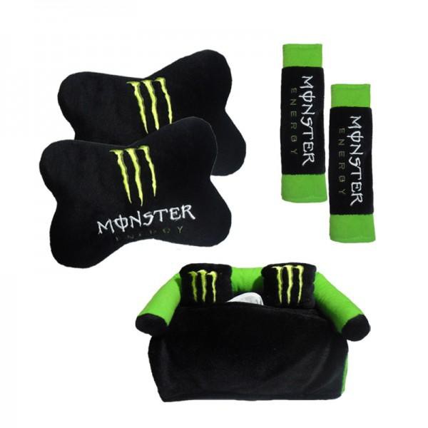 Bantal Mobil 3 in 1 Exclusive Monster Energy