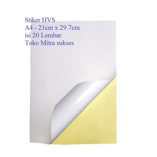 

kertas- stiker hvs a4 -kertas.