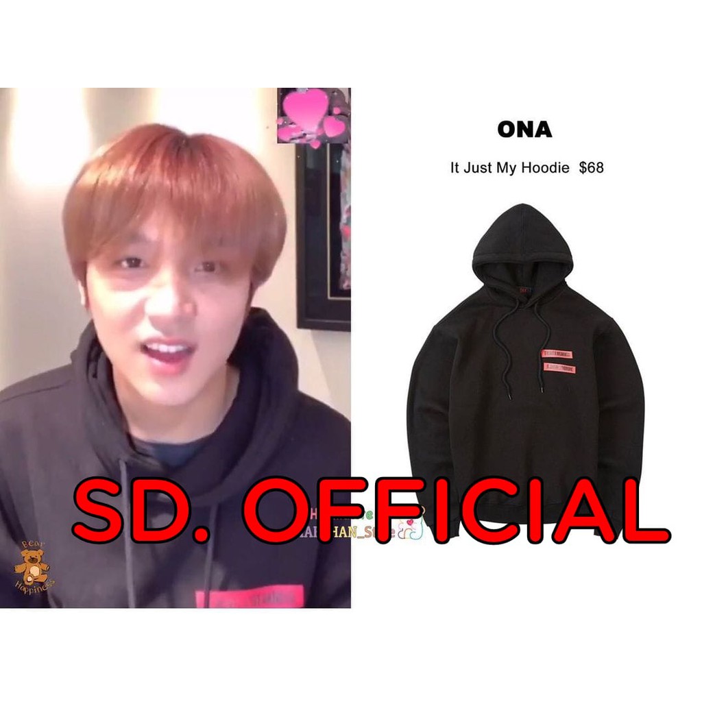 Jaket hoodie jumper nct haechan ona it just logo