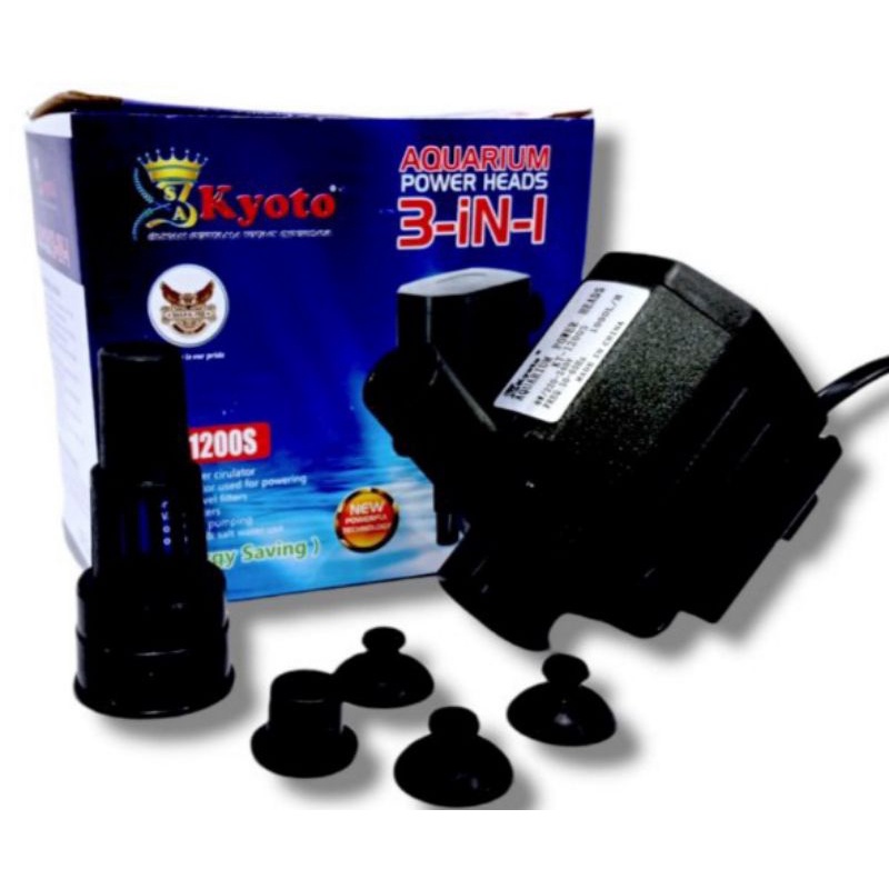 PROMO MURAH Pompa aquarium hidroponik kolam kecil KYOTO KT 1200S