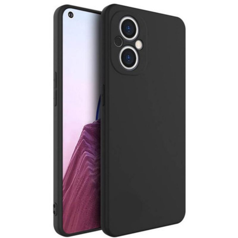 SILLICON CASE BLACK MACARON OPPO RENO 7 4G RENO 8 4G