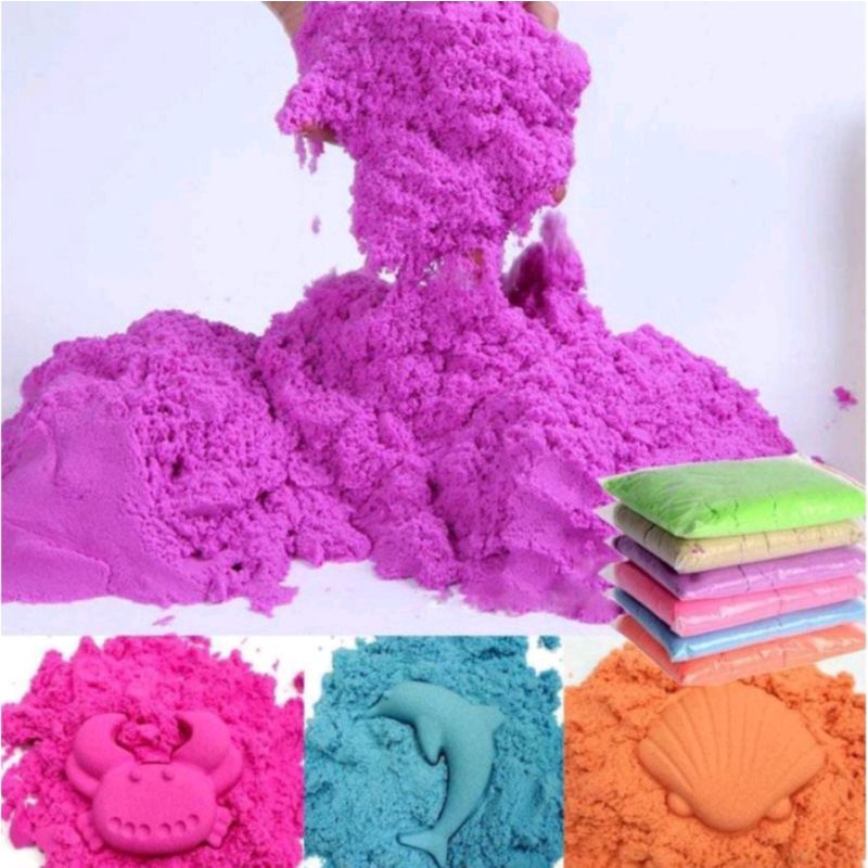 MAINAN PASIR AJAIB 1KG/MAINAN PASIR PASIRAN ANAK