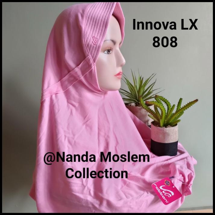 Jilbab Rabbani Innova Lx Size M, Xl Pink Muda 808