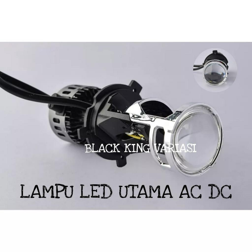 Lampu H4 Rayton Lampu Utama Mini Projector Led Lampu Depan Lampu Motor RTD LED M01B