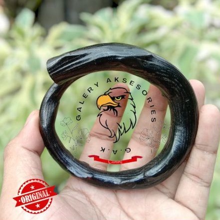 gelang akar Bahar hitam asli jumbo berserat