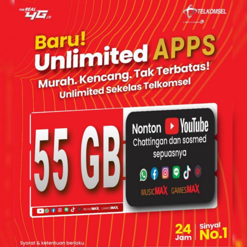 Jual PROMO PAKET DATA INTERNET KUOTA TELKOMSEL TSEL 25GB 38GB 50GB 55GB ...