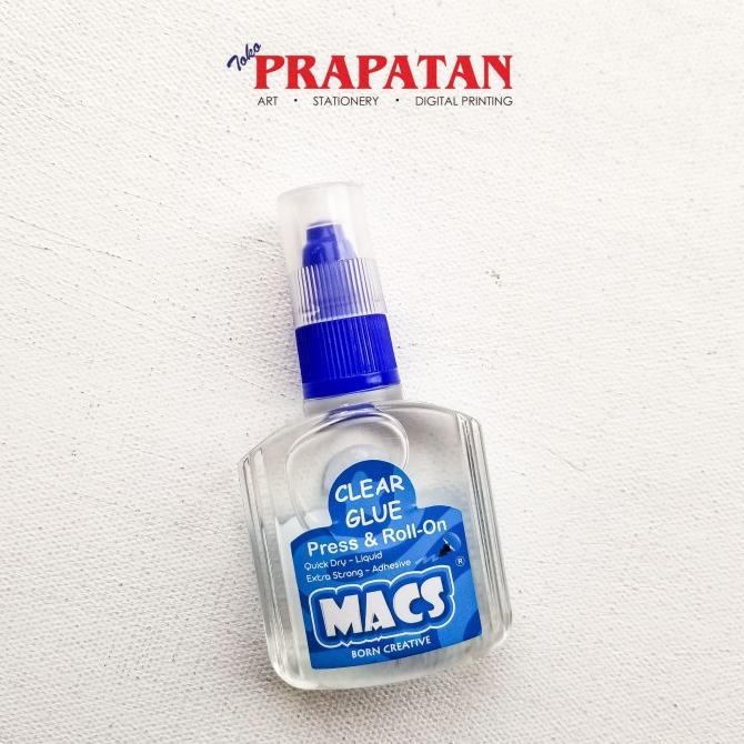 

Macs Clear Glue Press & Roll-on 50g / Lem Cair