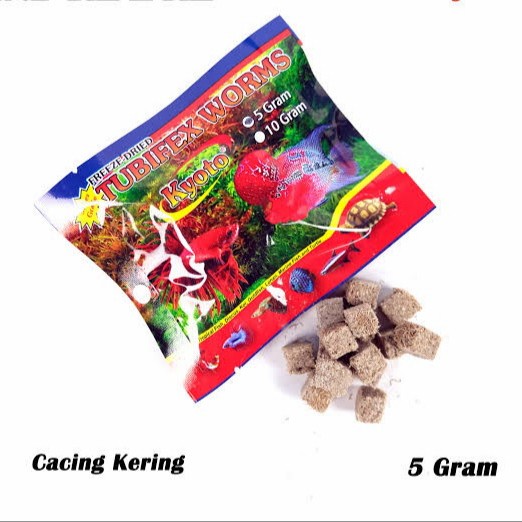 Cacing Sutra Kering Tubifex Worms Kyoto 5Gr Cacing Kering 5 gr