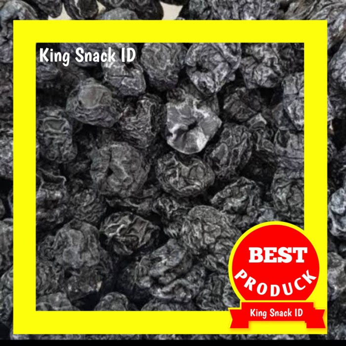 

MANISAN BUAH PLUM KERING HITAM TANPA BIJI / DRIED PRUNES PRUNE 250 GR - Plum Kering