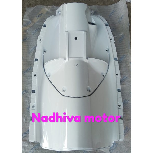 cover body leksil dasbor inner scoopy karbu 2009 2010 2011 2012 putih
