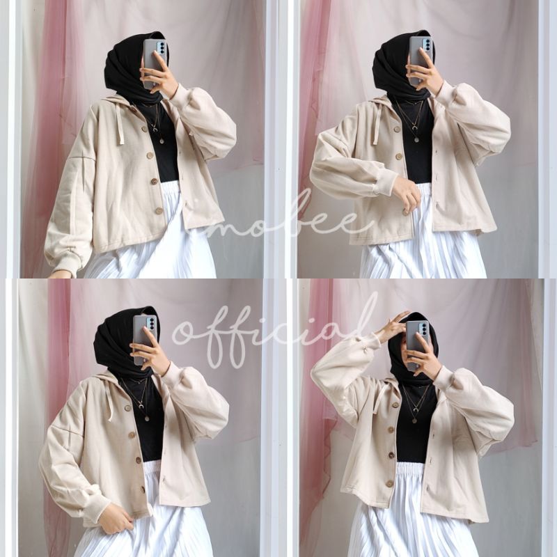 KIMMY OVERSIZE BUTTON // JAKET OVERSIZE BALON KANCING