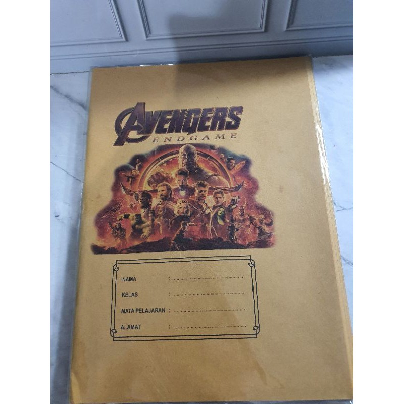 SAMPUL BUKU-Coklat Cowo KWARTO