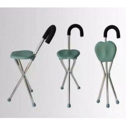 Promo Tongkat Duduk merk Avico - kursi tongkat lipat - Kursi sholat Lansia silahkan order