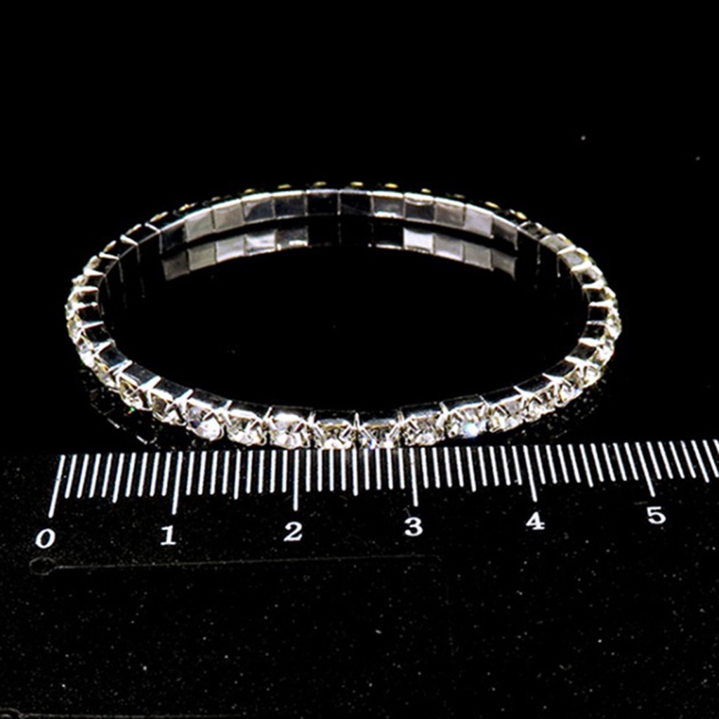 Hu Hu Hu Hu Hu Alat Bantu Pasang Kacamata♡ Gelang Tangan Elastis Bahan Alloy Aksen Berlian Imitasi Untuk Wanita