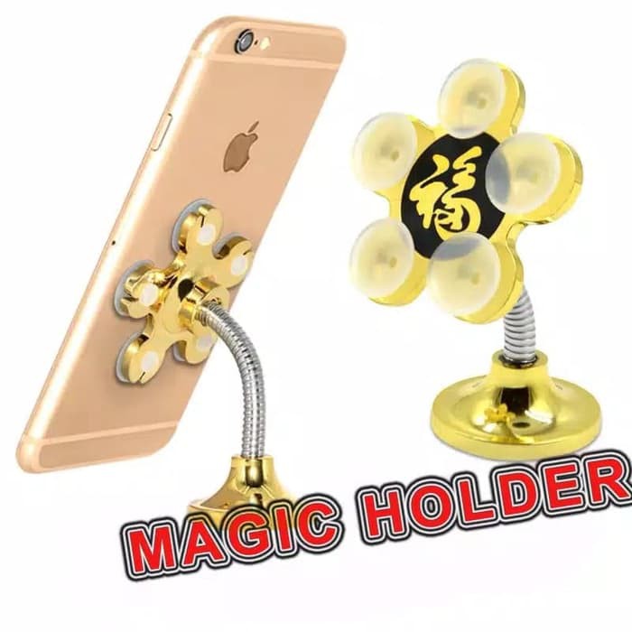 Car Holder Magic Holder Handphone Iphone Holder Mobil 360 rotation