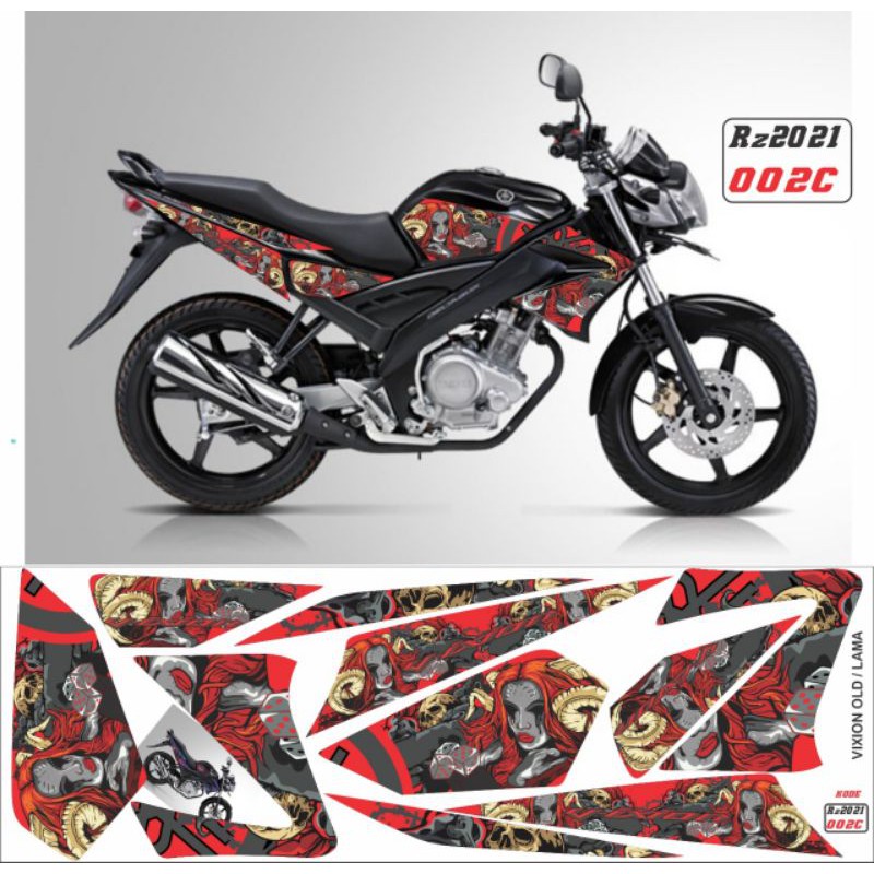 striping variasi vixion old / decal vixion lama / vixion variasi / yamaha vixion