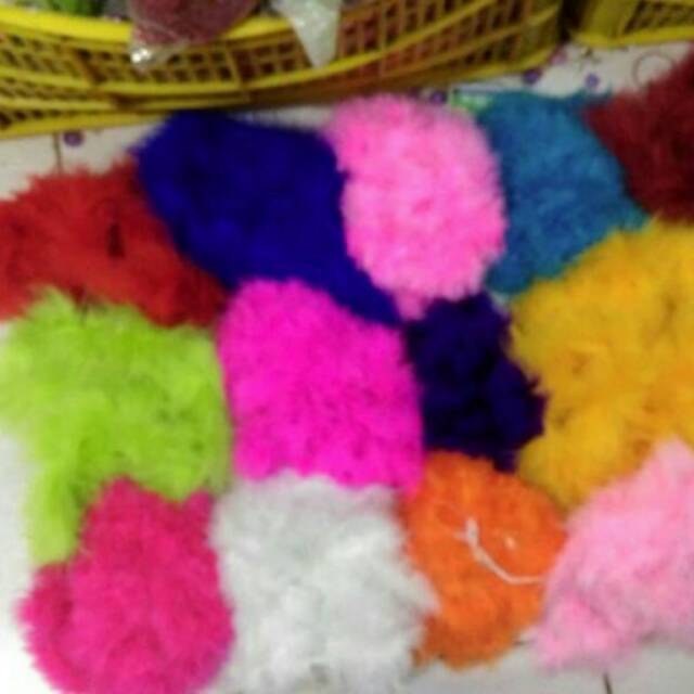 bulu angsa meteran hiasan aksesoris