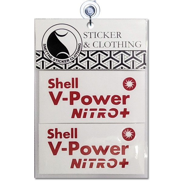 Stiker Shell V Power Nitro Logo Cutting Sticker untuk aksesoris Mobil Motor