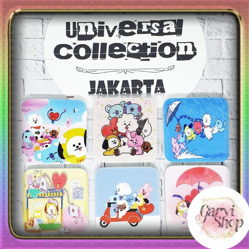 Penghapus BTS BT21 dan Unicorn