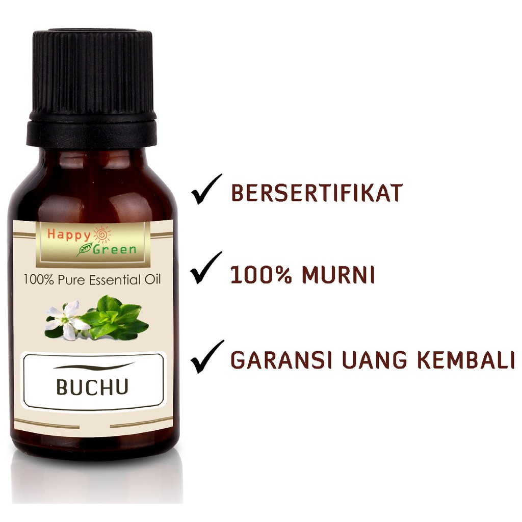 Happy Green Buchu Essential Oil - Minyak Buchu 100%