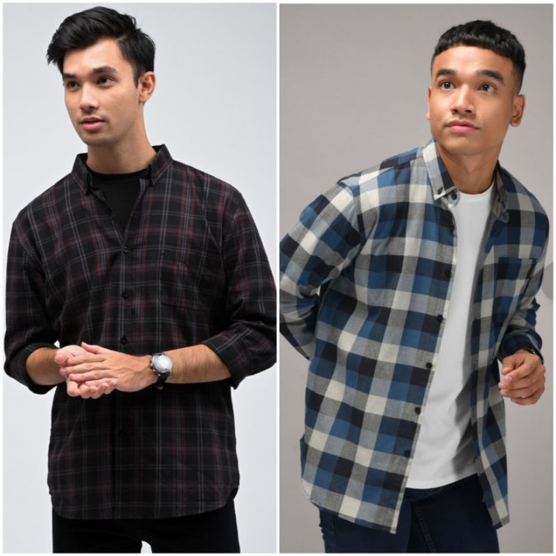 Siap Kirim Last Stock Ultimate Flannel Dark Cyan XXL by Prepp Studio Preppstudio