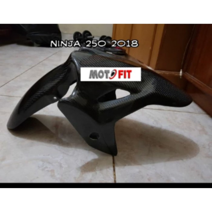 front fender Ninja fi 2018 new spakbor depan ninja 2018 carbon kevlar